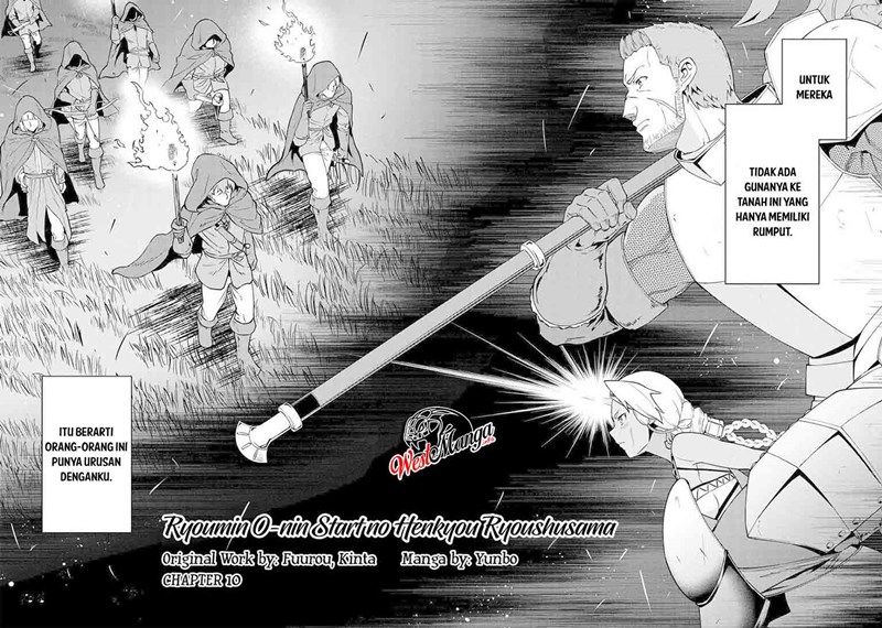 Ryoumin 0-nin Start no Henkyou Ryoushusama chapter 10